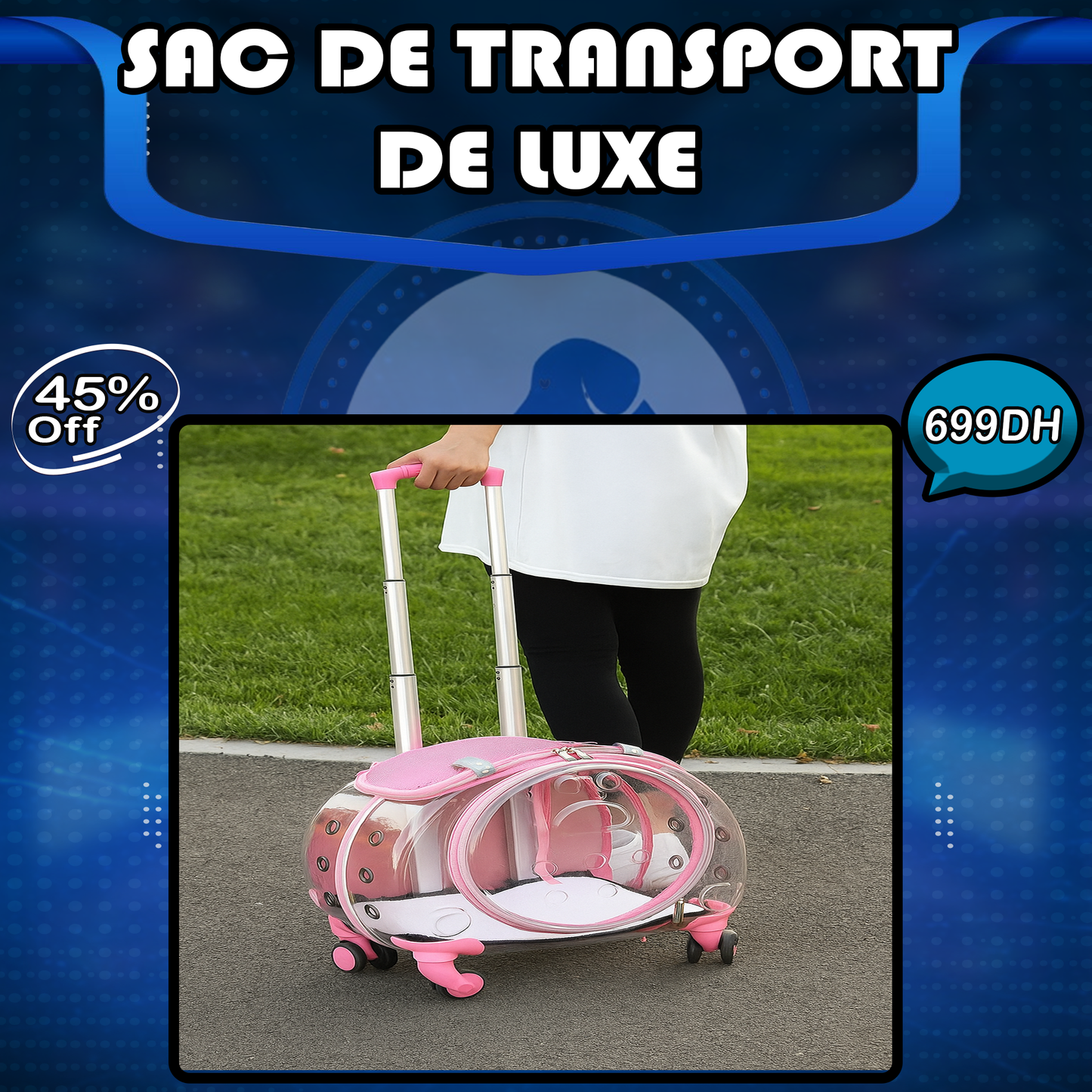 Sac de transport de luxe Galaxy Pets
