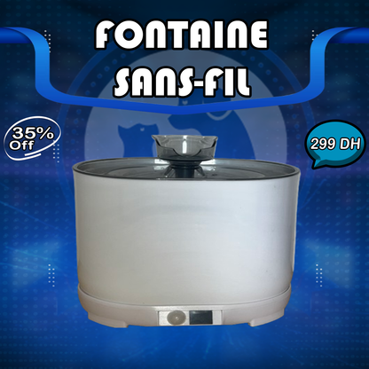 🐾 Fontaine sans fil avec détecteur de mouvement