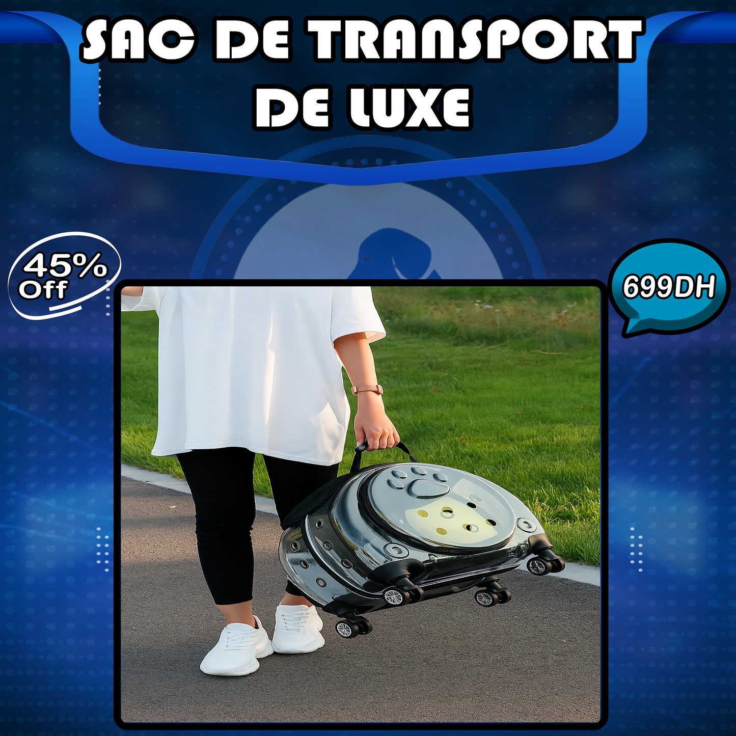 Sac de transport de luxe Galaxy Pets