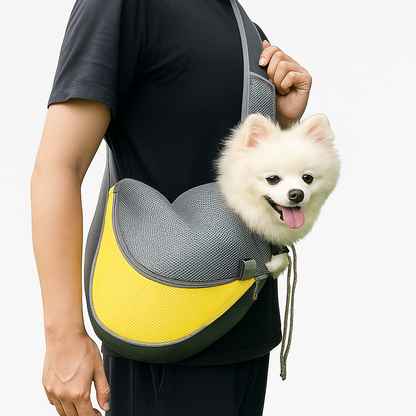 Sac à bandoulière respirant Galaxy Pets™ – Pour chiens et chats 🐶🐱 | Léger, confortable et stylé
