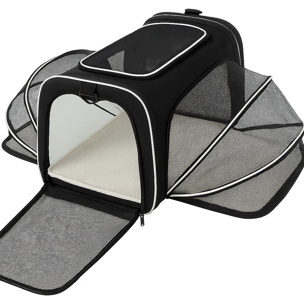 Galaxy pets Sac de transport extensible pour grands chats et petits chiens