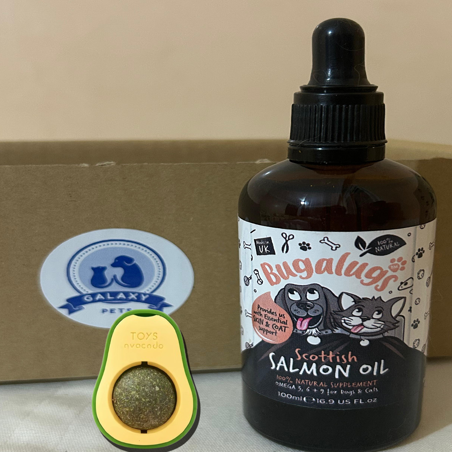 Huile de Saumon Pure Galaxy Pets