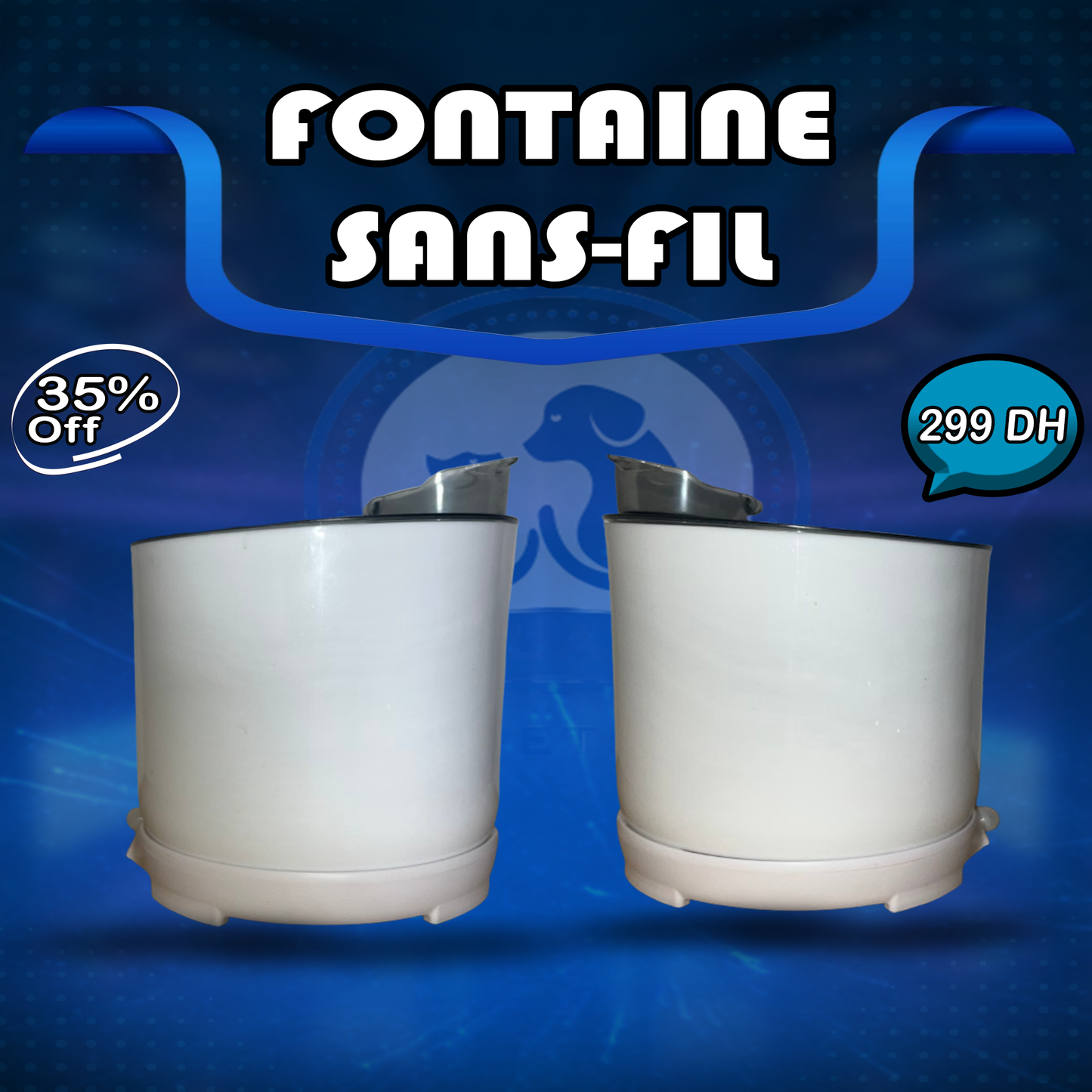 🐾 Fontaine sans fil avec détecteur de mouvement