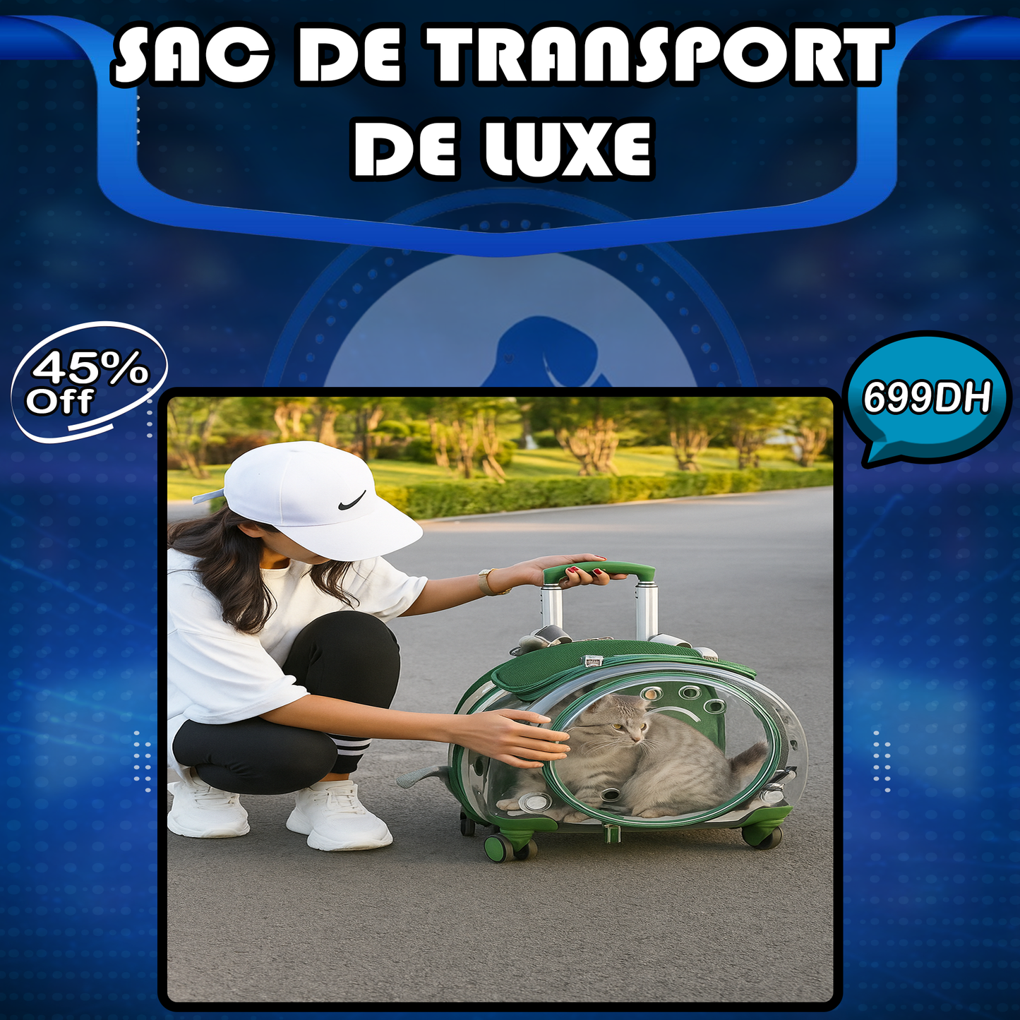 Sac de transport de luxe Galaxy Pets
