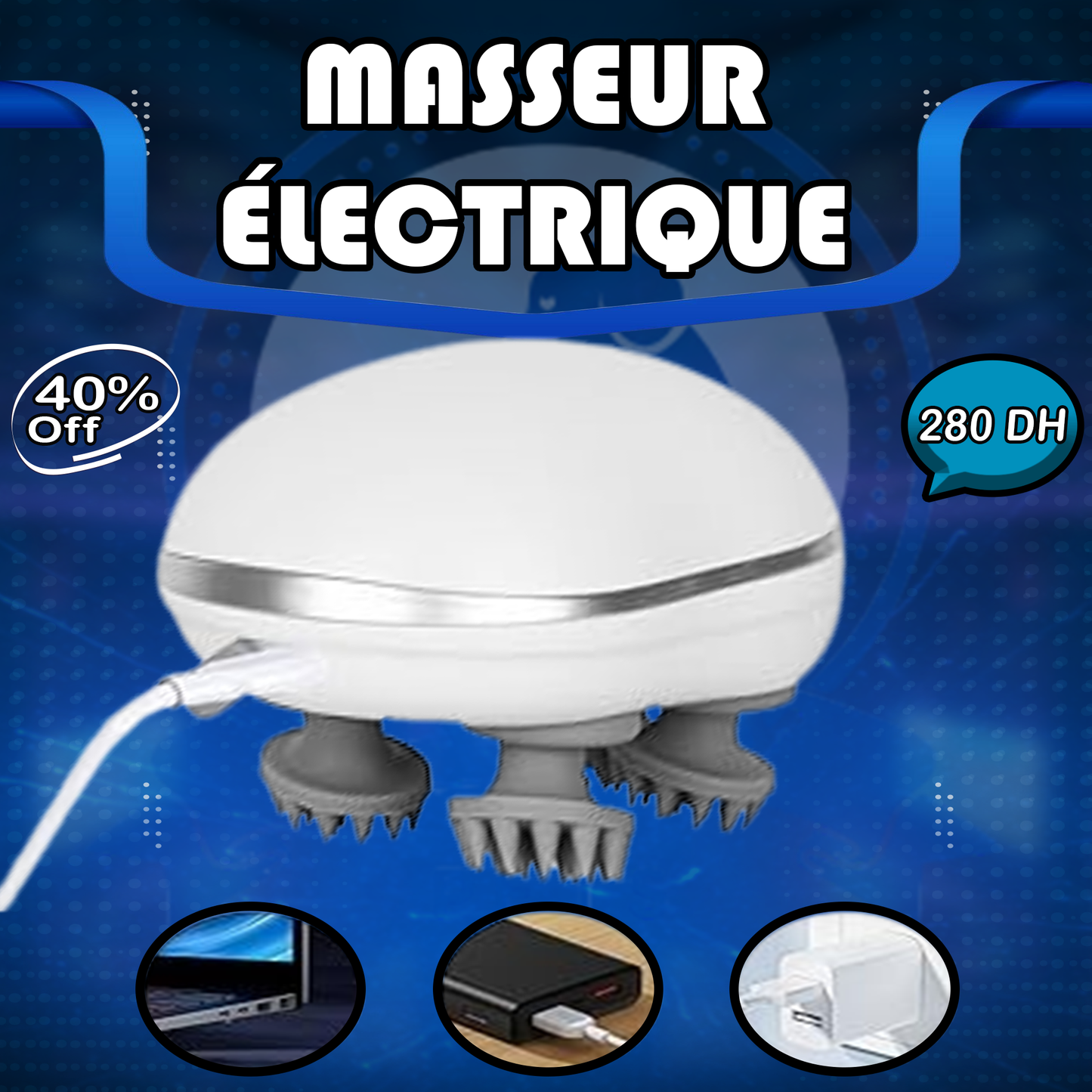 Masseur Électrique pour Chiens et Chats